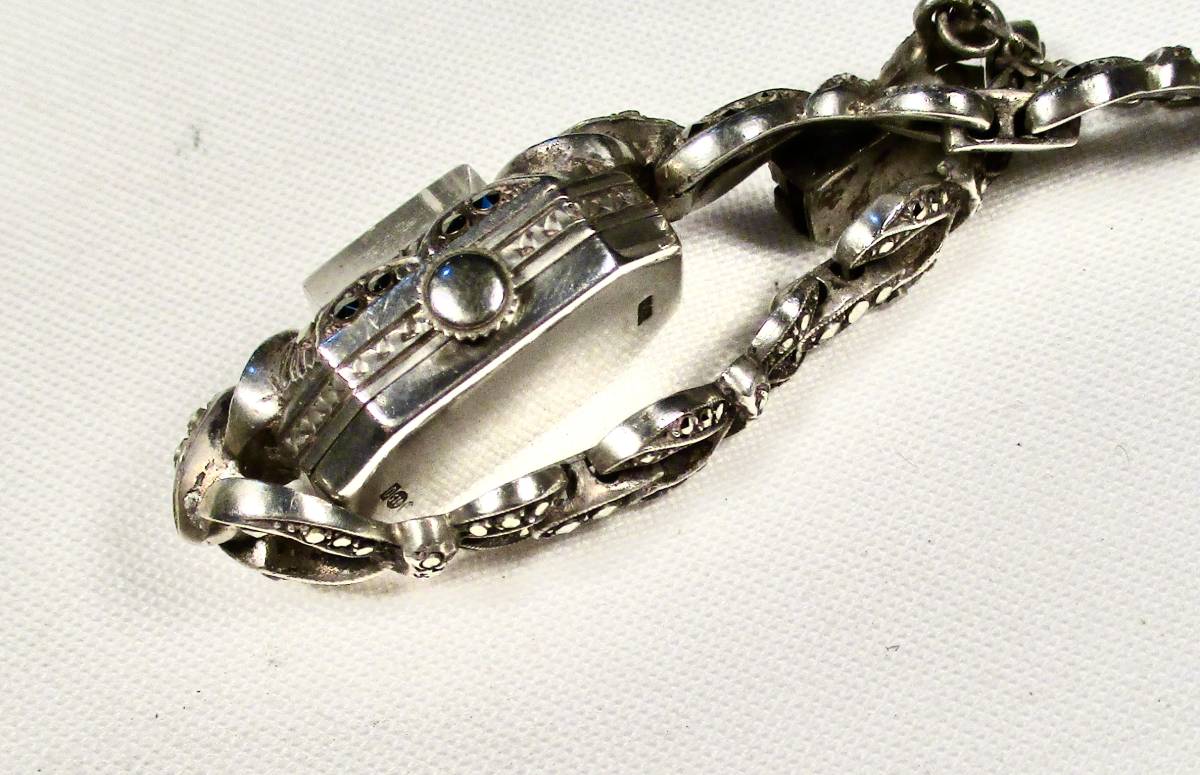 * * Vintage серебряный ma LUKA The ito для женщин для наручные часы 1950 год примерно 