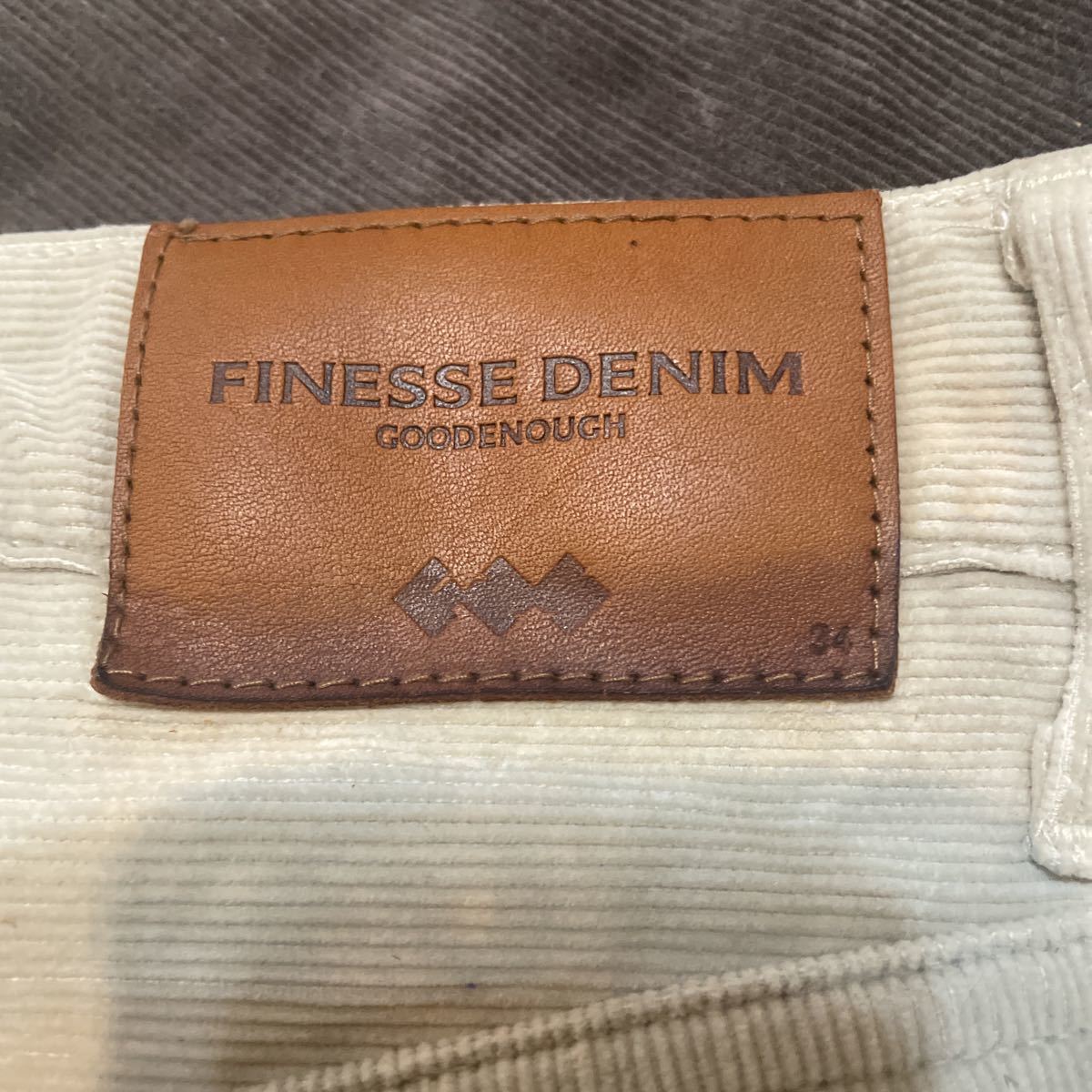 希少 アーカイブ『GOOD ENOUGH』×『FINESSE』90sコラボ革パッチ 希少 アーカイブ『GOOD ENOUGH』×『FINESSE』90sコラボ革パッチ