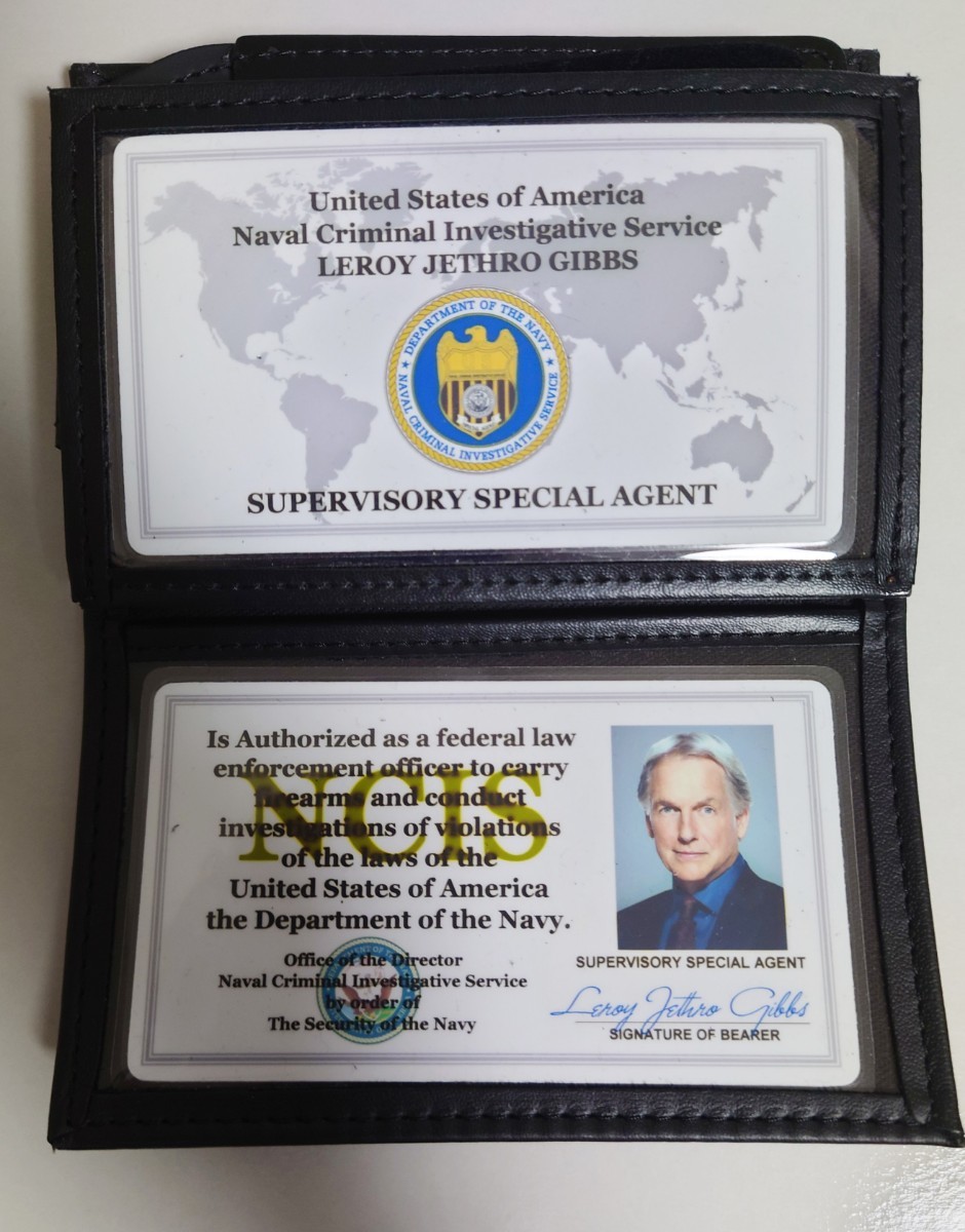 希少 海軍犯罪捜査局 NCIS ポリスバッジ 実物AGENTバッジ G.R.DAVIS製