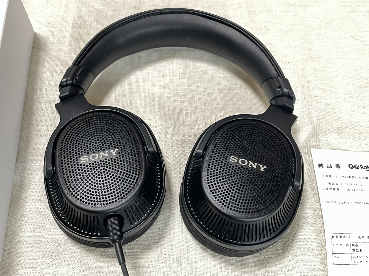 ☆送料無料☆ モニターヘッドホン MDR-MV1 バランスケーブル付き ☆送料無料☆ モニターヘッドホン MDR-MV1 バランスケーブル付き