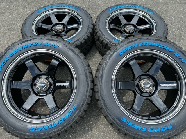 新品セット 即納 鍛造 レイズ ボルクレーシング TE37 ウルトララージツアラー 20インチ 9J+18 275/55R20 ランクル プラド ハイラックス CAP_画像1