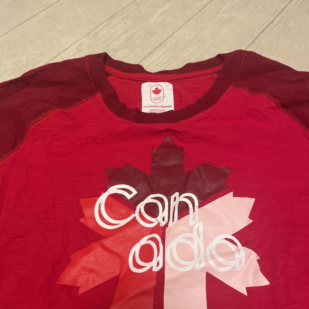 女性用 オリンピック CANADA カナダ代表チーム半袖Tシャツ サイズS_画像4