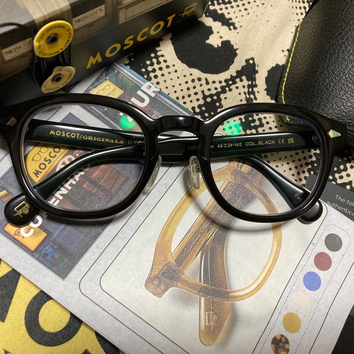 クーオンライン 国内正規品【定価53,】MOSCOT『伊達メガネ