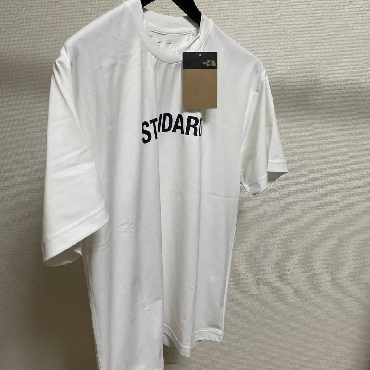 ノースフェイス スタンダード限定 Tシャツ【Mサイズ】S/S STANDARD PARCEL TEE ホワイト 白【NT32330R】半袖T 直営店限定 ｜PayPayフリマ