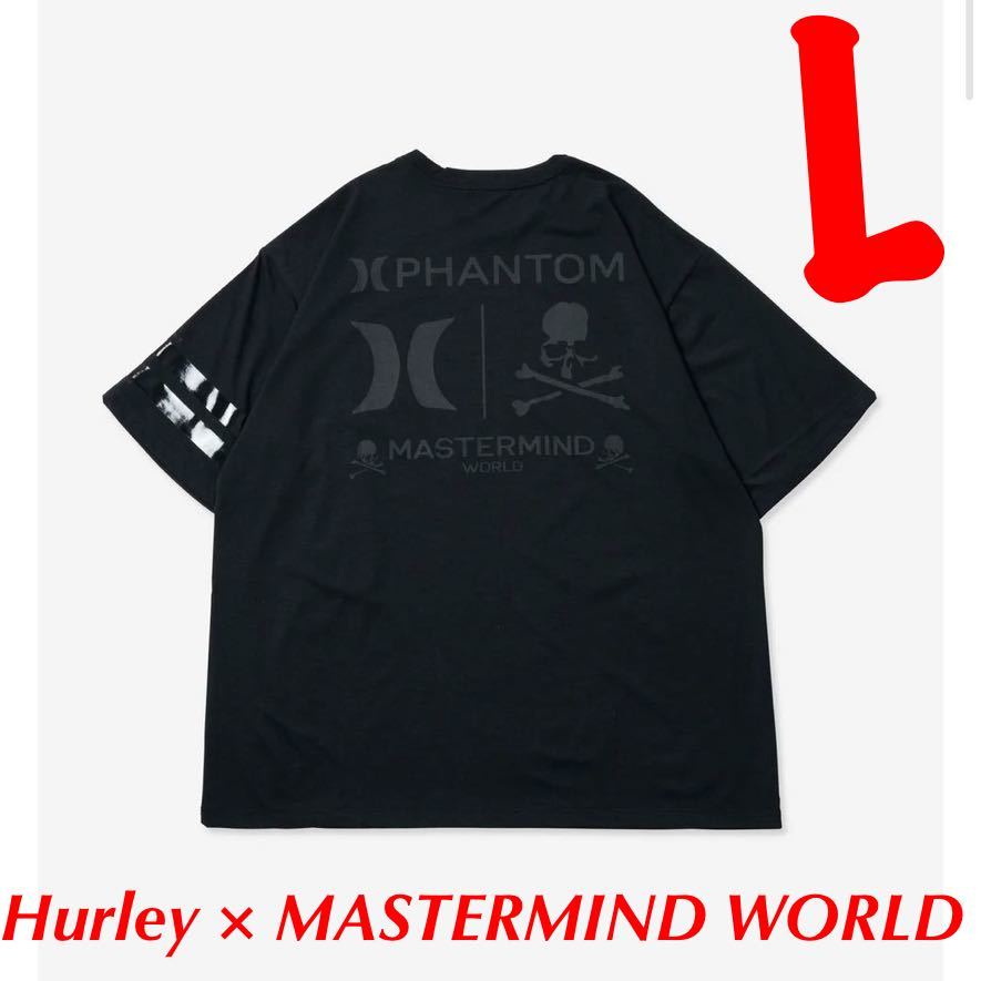 Hurley × MASTERMIND WORLD【PHANTOM TEE ファントムティー】【Lサイズ