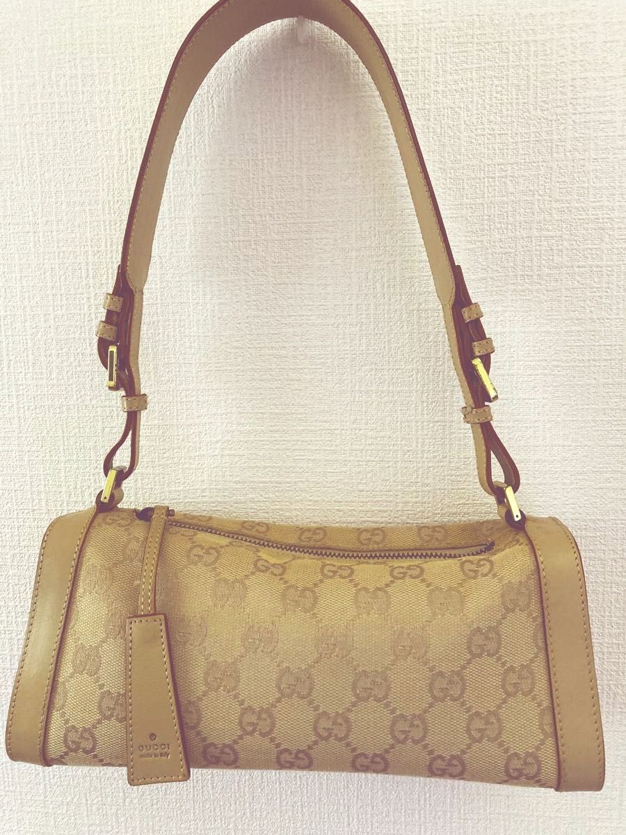 GUCCI Canvas Shoulder Bag 