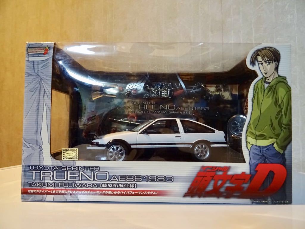 Hot Works 1 24 Initials D Toyota Sprinter Trueno Ae86 Fujiwara Sea Specification Initial D Out Of Print Real Yahoo Auction Salling