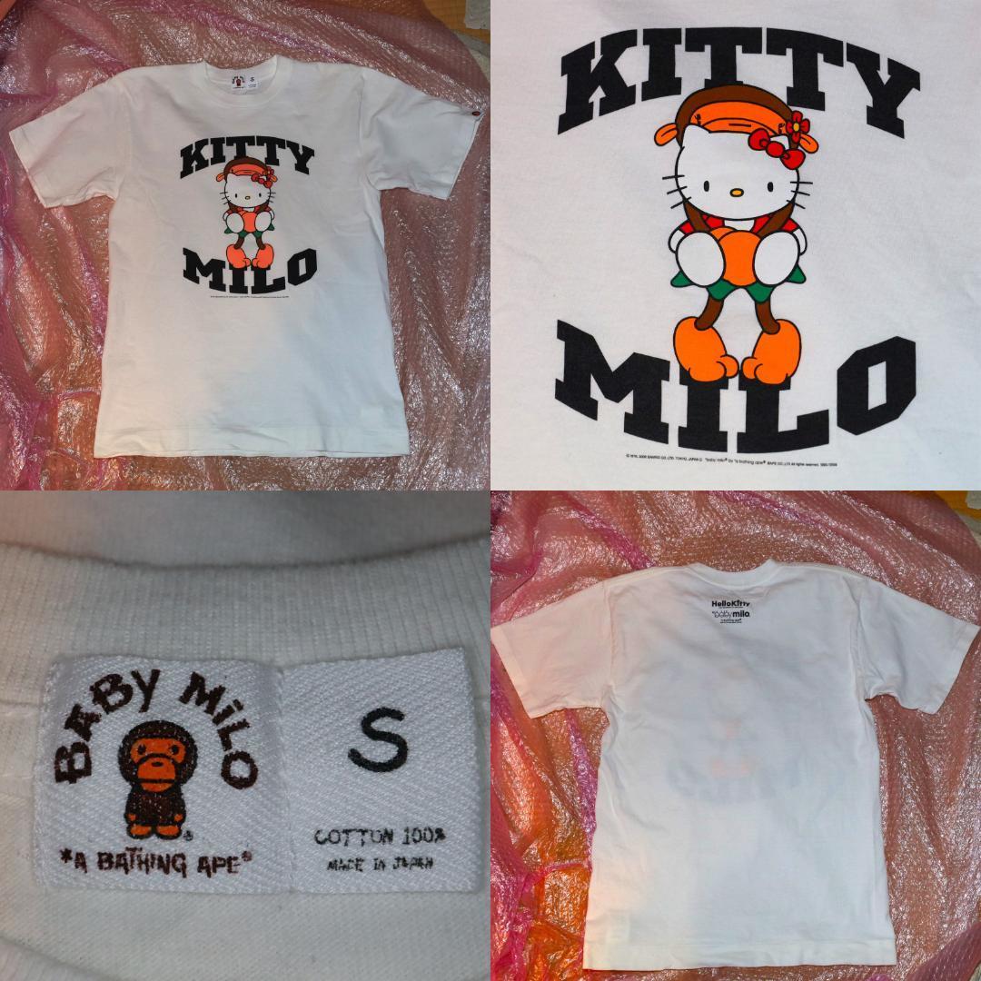 最低価格】 BAPE HELLO KITTYハローキティサンリオコラボ初代Tシャツ