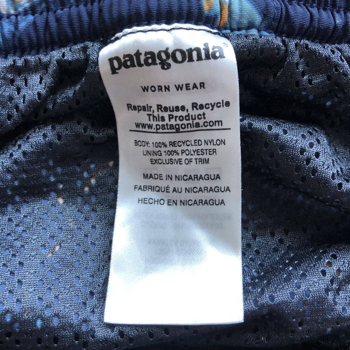 送料370円　レア36周年限定　patagonia Baggies Shorts　LIMITED EDITION パタゴニア バギーズショーツ 総柄　5インチ　M_画像4