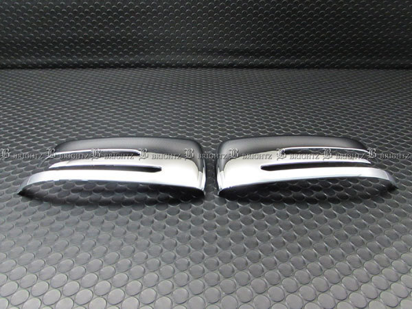 Eクラス ステーションワゴン W212 E300 メッキ サイド ドア ミラー カバー ガーニッシュ ベゼル パネル モール MIR－SID－013_画像3
