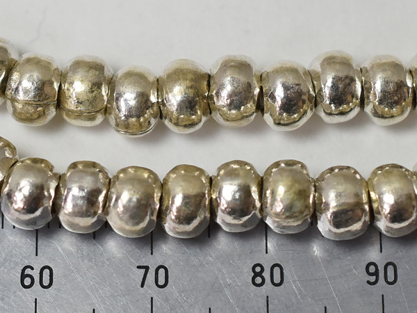 *. hoe . tonbodama * Curren silver flatness round beads one ream HS(Φ6.0mm) Silver925 silver [ free shipping ][2307][T19002H-S]