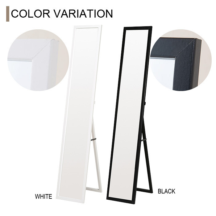  stand mirror width 27 looking glass mirror mirror whole body .. prevention slim final product simple modern entranceway living new life black M5-MGKNG00009BK