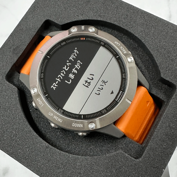 1円～！ GARMIN/ガーミン スマートウォッチ FENIX6 010-02158-53 サファイヤレンズ 未使用品