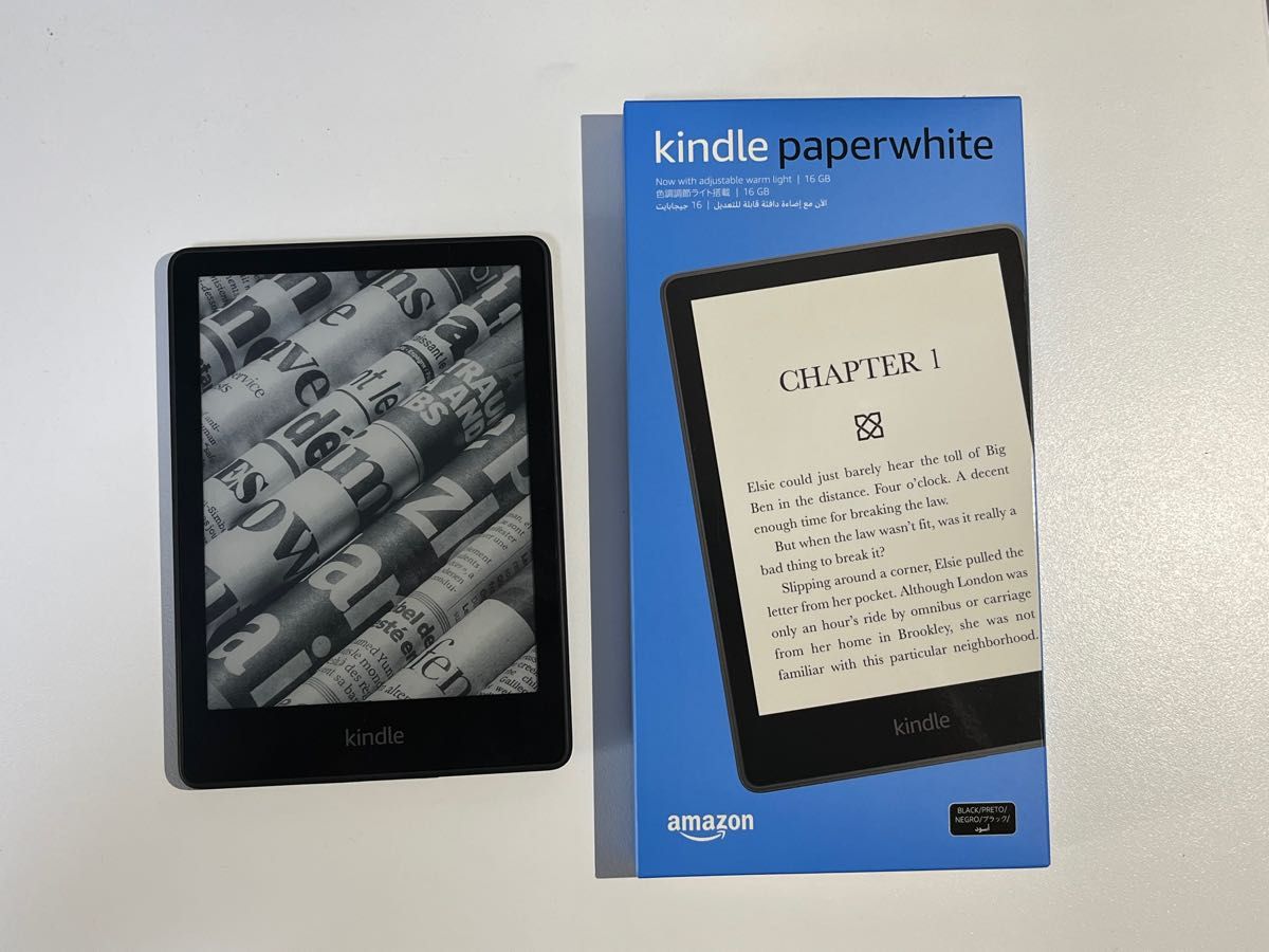 Kindle Paperwhite GB 広告なし ファブリックカバー ブラック 保護