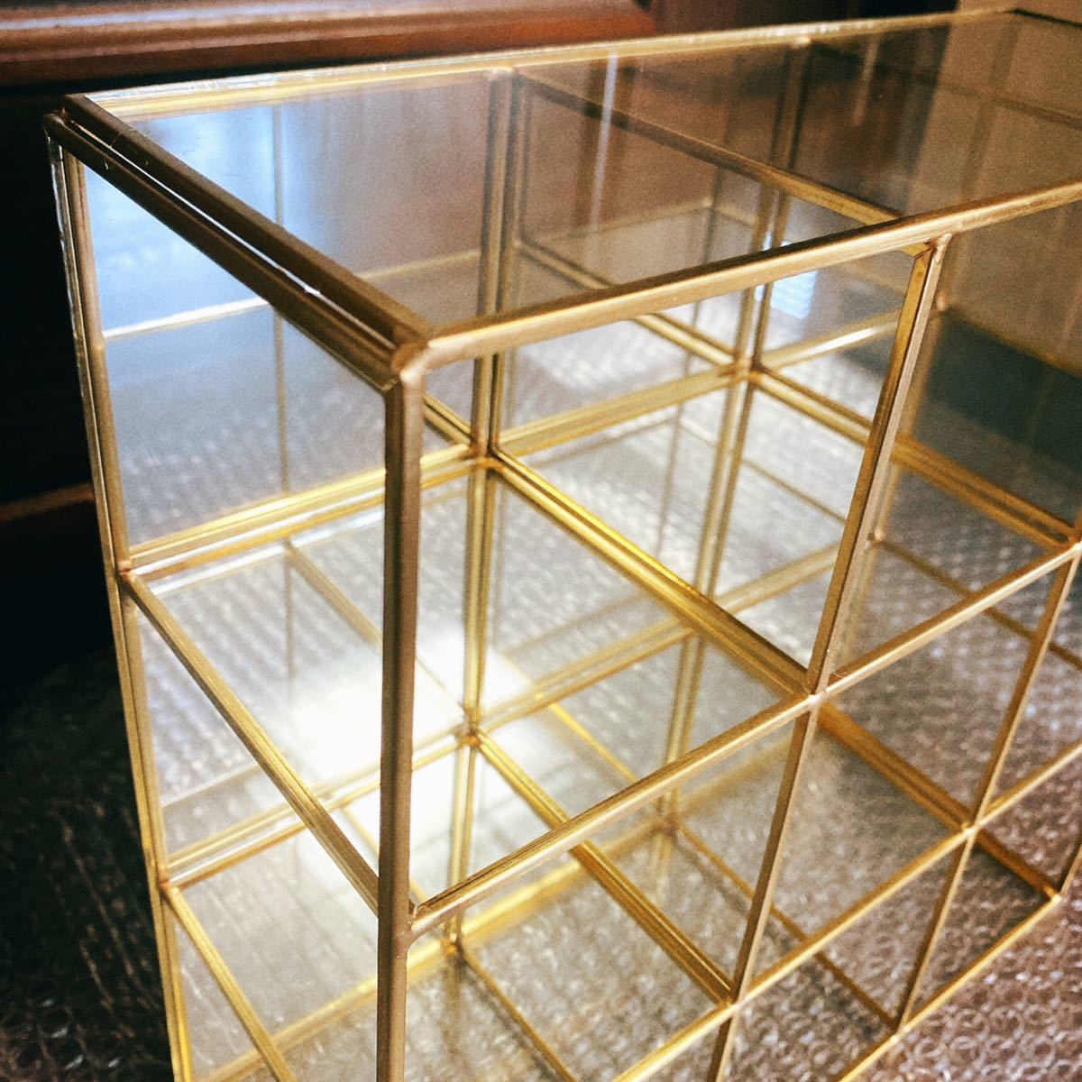 コレクションケース 真鍮 ガラスケース フィギュア コレクション