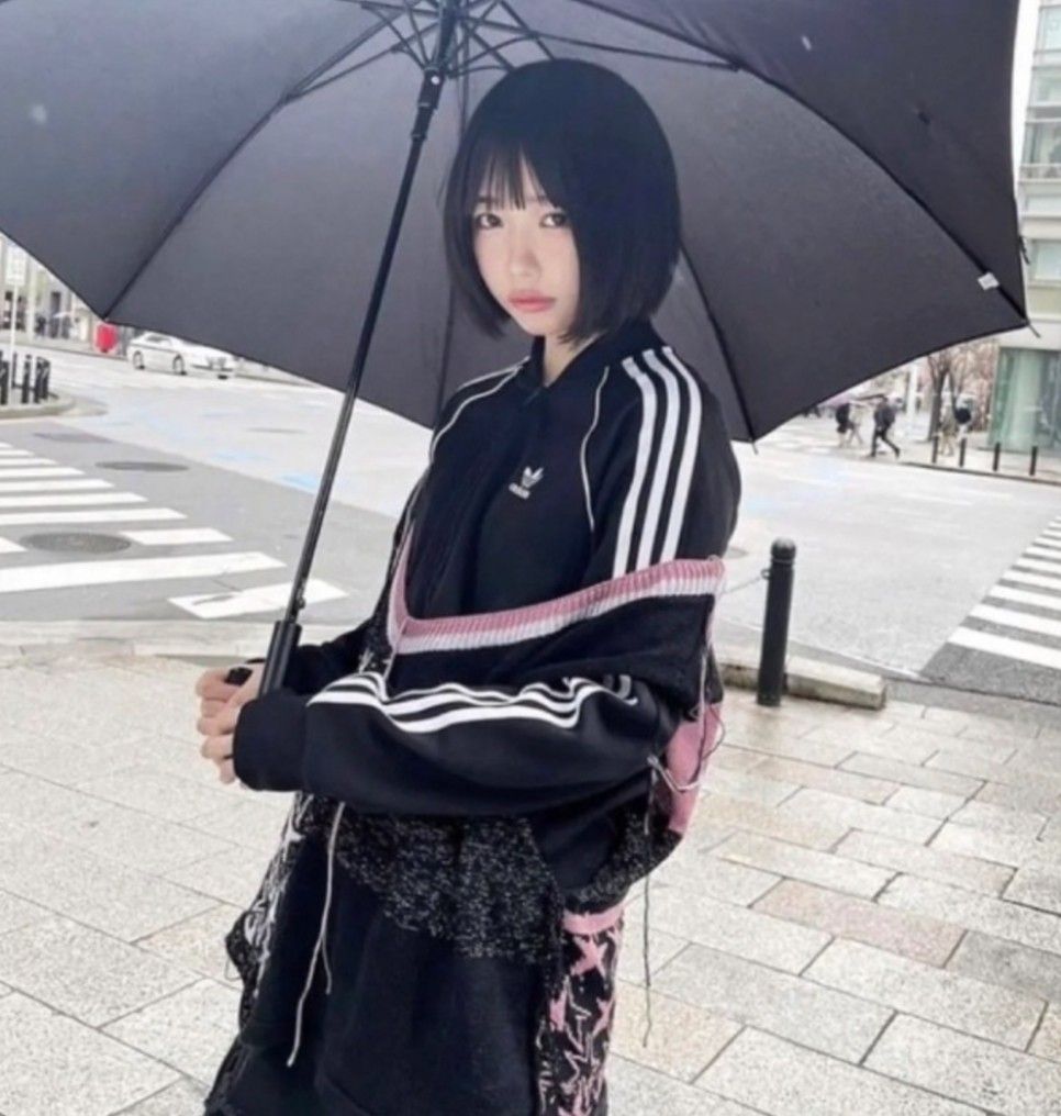 adidas トラックジャケット セットアップ XL ブラック あのちゃん