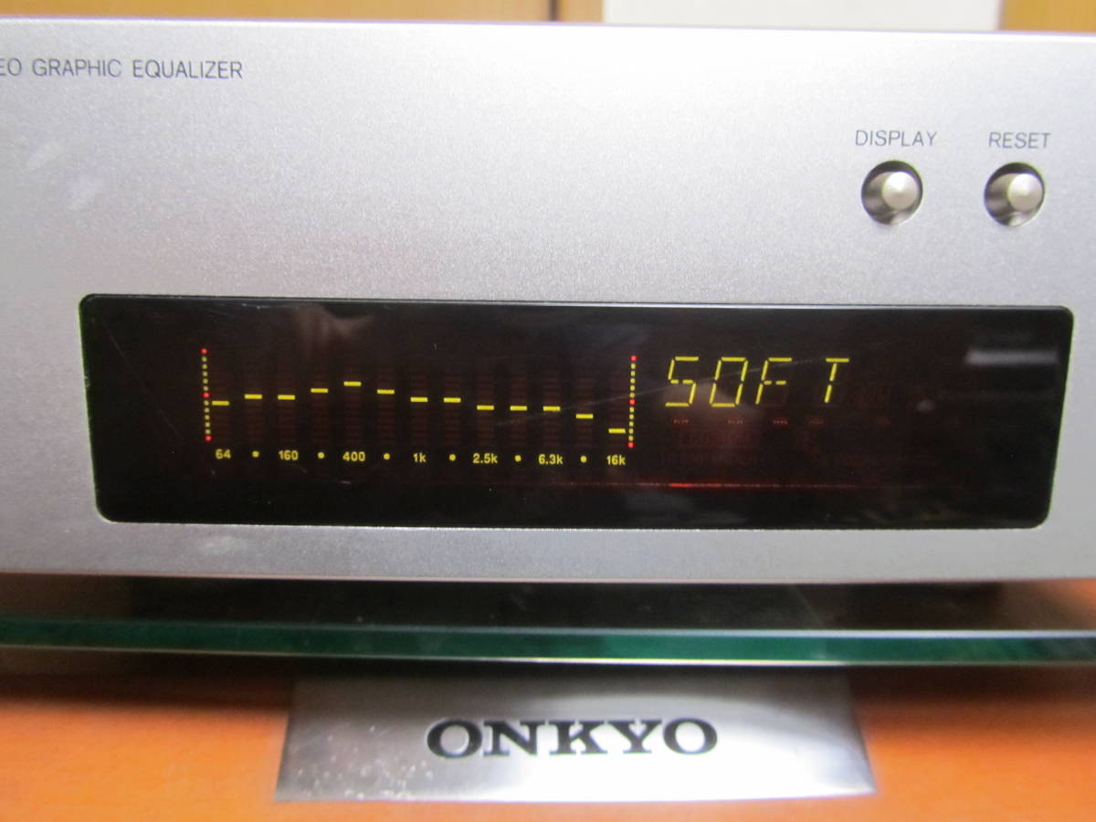 ONKYO EQ-205 рабочее состояние подтверждено, дисплей хороший 