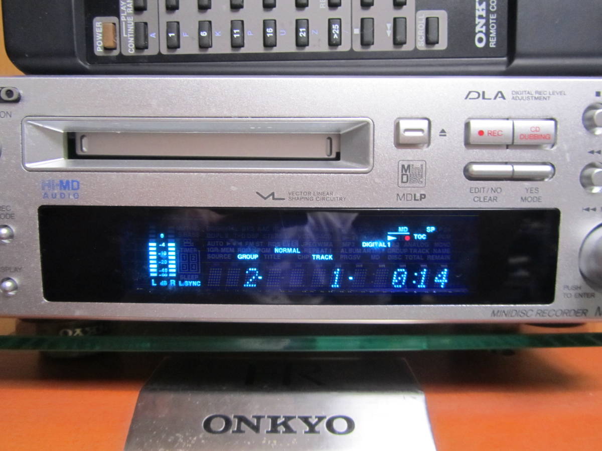 ONKYO MD-105FX 動作良好 Hi-MD|家電、AV、カメラ ONKYO MD-105FX 動作良好 Hi-MD|家電、AV、カメラ