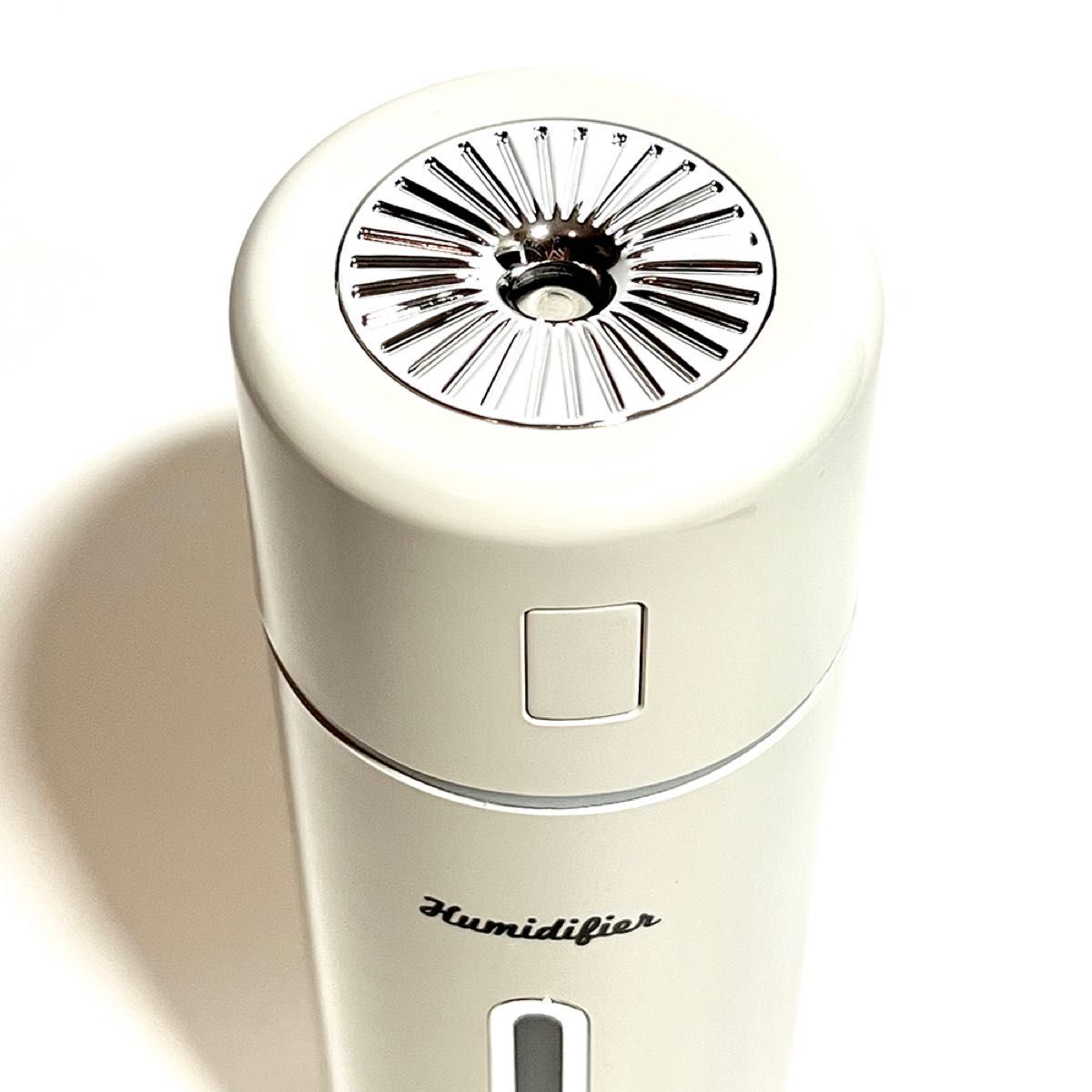 【新品】レトロデザイン アロマ水溶液 LED卓上加湿器 オフホワイト MINI HUMIDIFIER 東洋ケース