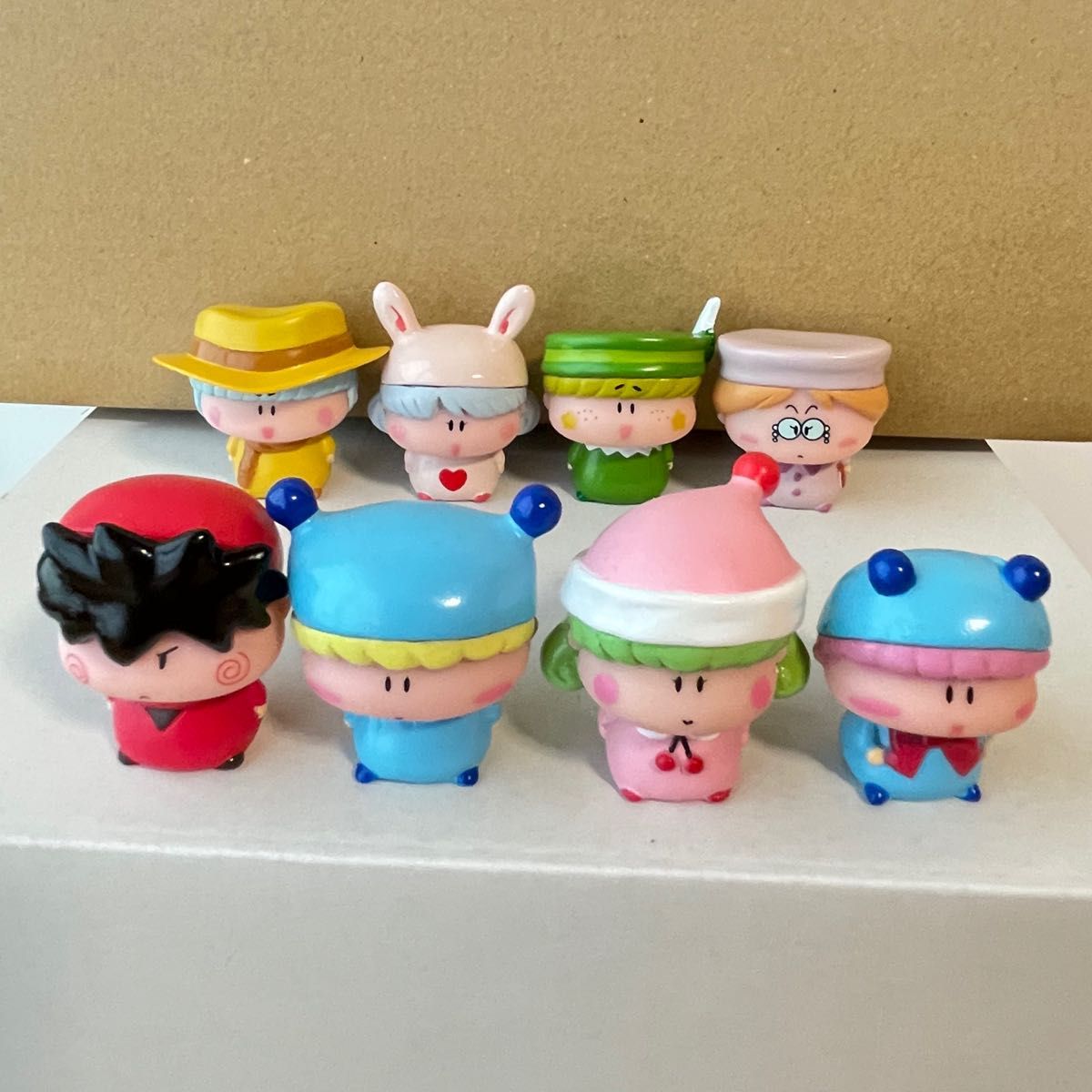 ミルモでポン!ソフトビニール人形 ソフビ8個セット 指人形 平成レトロ