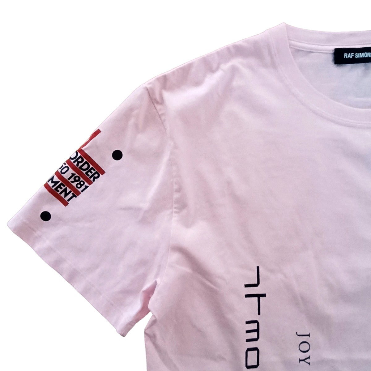 【極美品】ラフシモンズ 半袖 Tシャツ RAF SIMONS メンズ レディース Mサイズ イタリア製_画像4