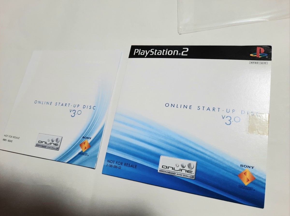 非売品 PlayStation2 スタートアップディスク 海外版 オンラインスタートアップディスク V3.0 ディスク未開封 0613の画像2