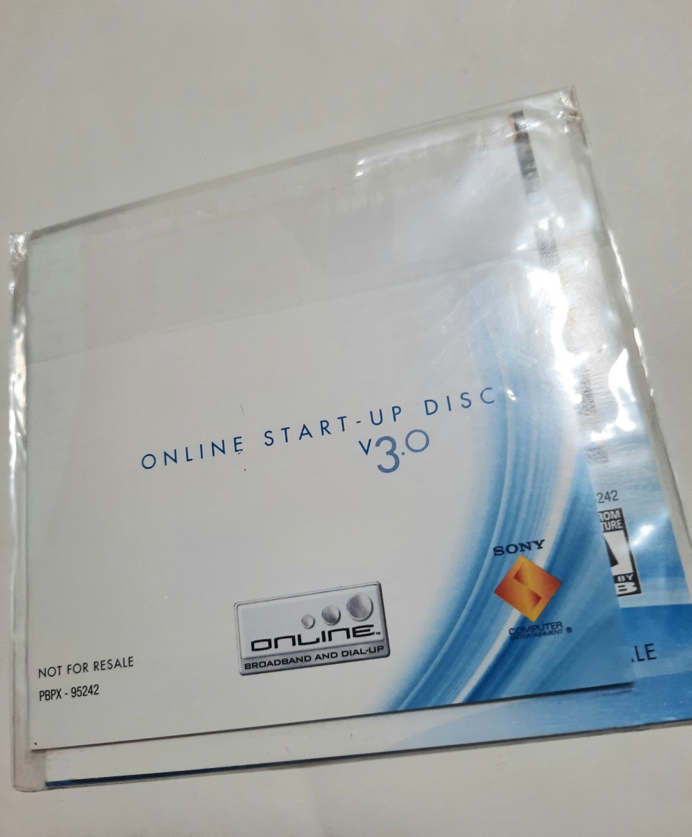 非売品 PlayStation2 スタートアップディスク 海外版 オンラインスタートアップディスク V3.0 ディスク未開封 0613の画像4