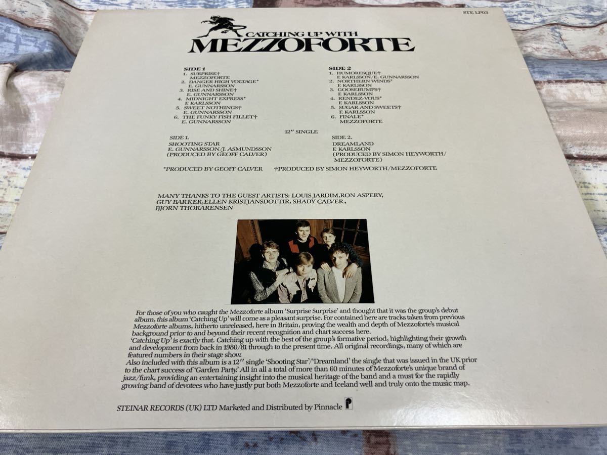 Mezzoforte★中古LP+12’シングルUK盤「メゾフォルテ～Catching Up With」の画像2