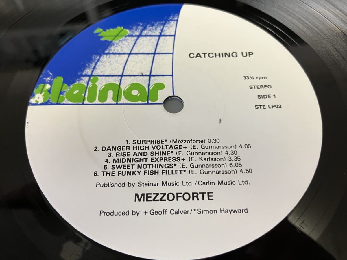 Mezzoforte★中古LP+12’シングルUK盤「メゾフォルテ～Catching Up With」の画像3