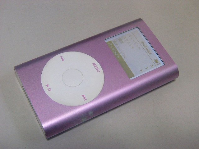 iPod mini A1051 第2世代 16GB CF化 バッテリー良好 ピンクの画像1