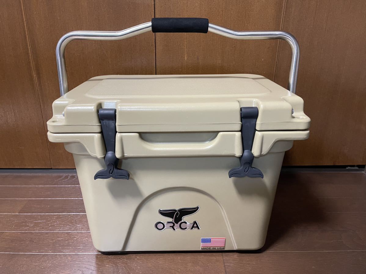 ORCA オルカクーラーボックス20QT タン-