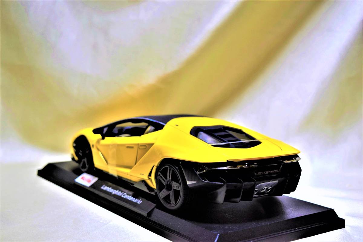 新品マイスト1/18【Maisto】■Lamborghini Centenario/希少色/■ミニカー/ランボルギーニ/BMW/ポルシェ/フェラーリ/アウディ/メルセデス他_画像5