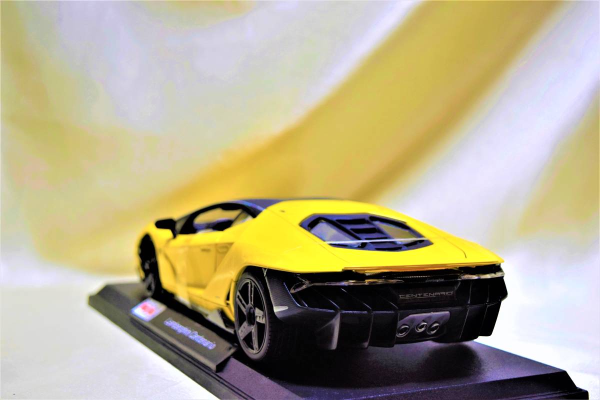 新品マイスト1/18【Maisto】■Lamborghini Centenario/希少色/■ミニカー/ランボルギーニ/BMW/ポルシェ/フェラーリ/アウディ/メルセデス他_画像3