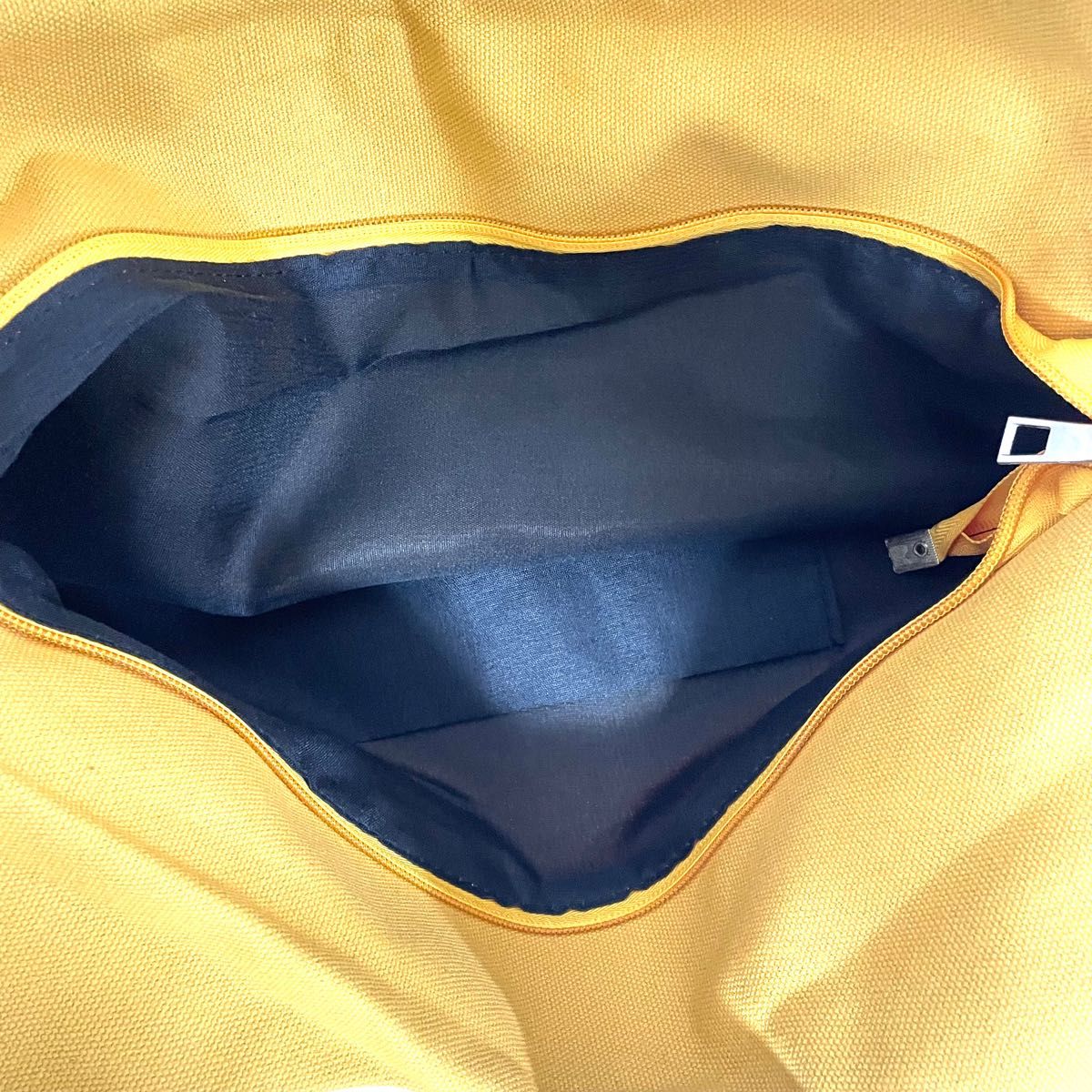 【未使用】トートバッグ キャンパスカバン マザーズバッグ スポーツバッグ(黄色) エコバッグ マイバッグ