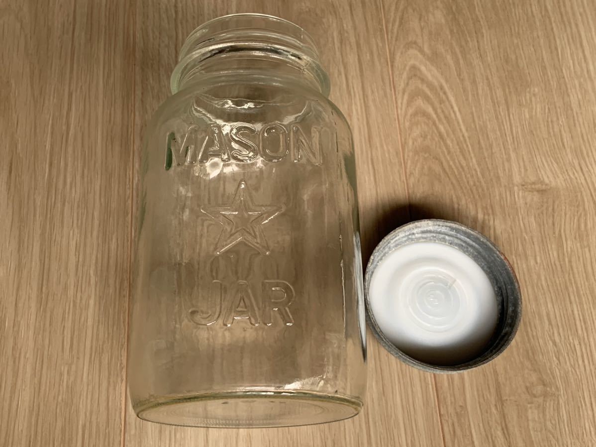 メイソンジャー◇MASON JAR ball 昭和レトロ ガラスジャー ガラス瓶 アンティーク_画像5