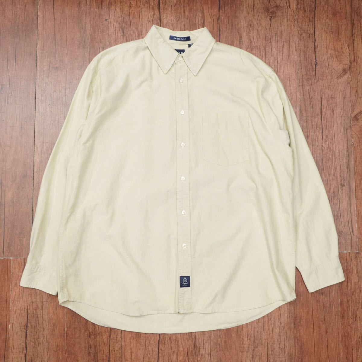 完璧 old gap the big oxford ビッグシャツ L/ギャップ ボタンダウン