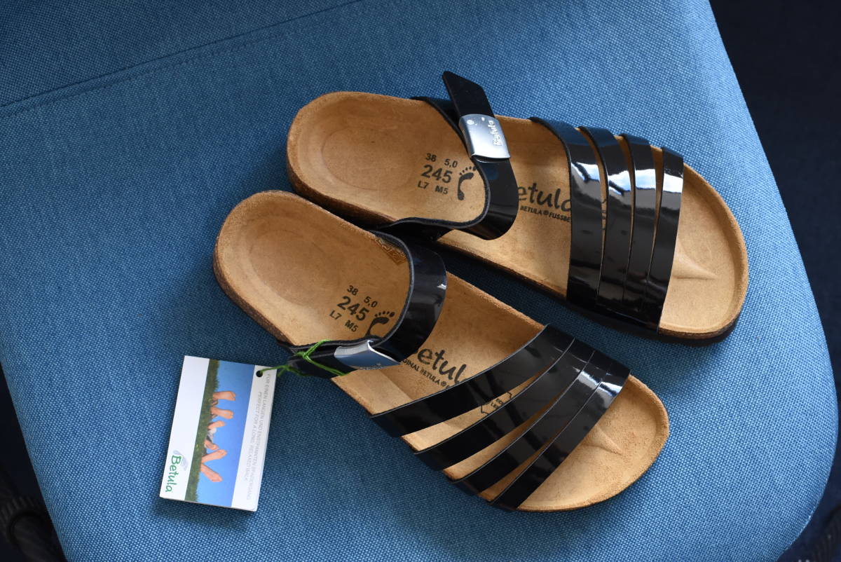 Birkenstock Birkenstock Betula Burma Strap涼鞋黑色24厘米24.5厘米    原文:Birkenstock ビルケンシュトック ベチュラ ビルマ ストラップ サンダル ブラック 24cm 24.5cm 