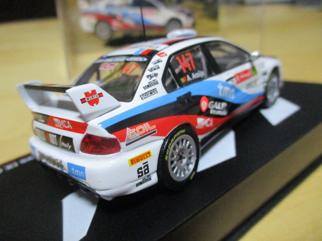 デアゴスティーニ 1/43 「 三菱　ランサー Evo Ⅸ　Gr.N 」 #147　ラリー・ポルトガル 2009ｙ ・送料 400円（レターパック発送）_画像7