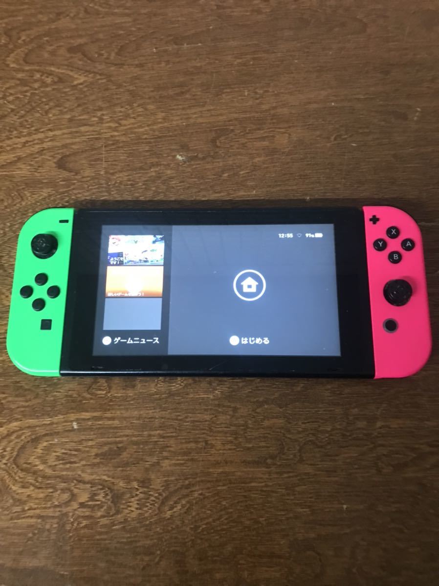 ☆Nintendo Switch 任天堂スイッチ 本体 HAC-001 ジョイコン ※動作確認