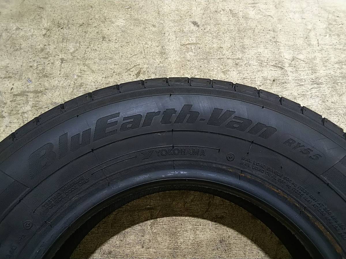 T245 165/80R13LT ヨコハマ BLUEARTH-VAN RY55 夏タイヤ 溝有り良品 中古売切り1本のみ 法人向け送料安_画像4