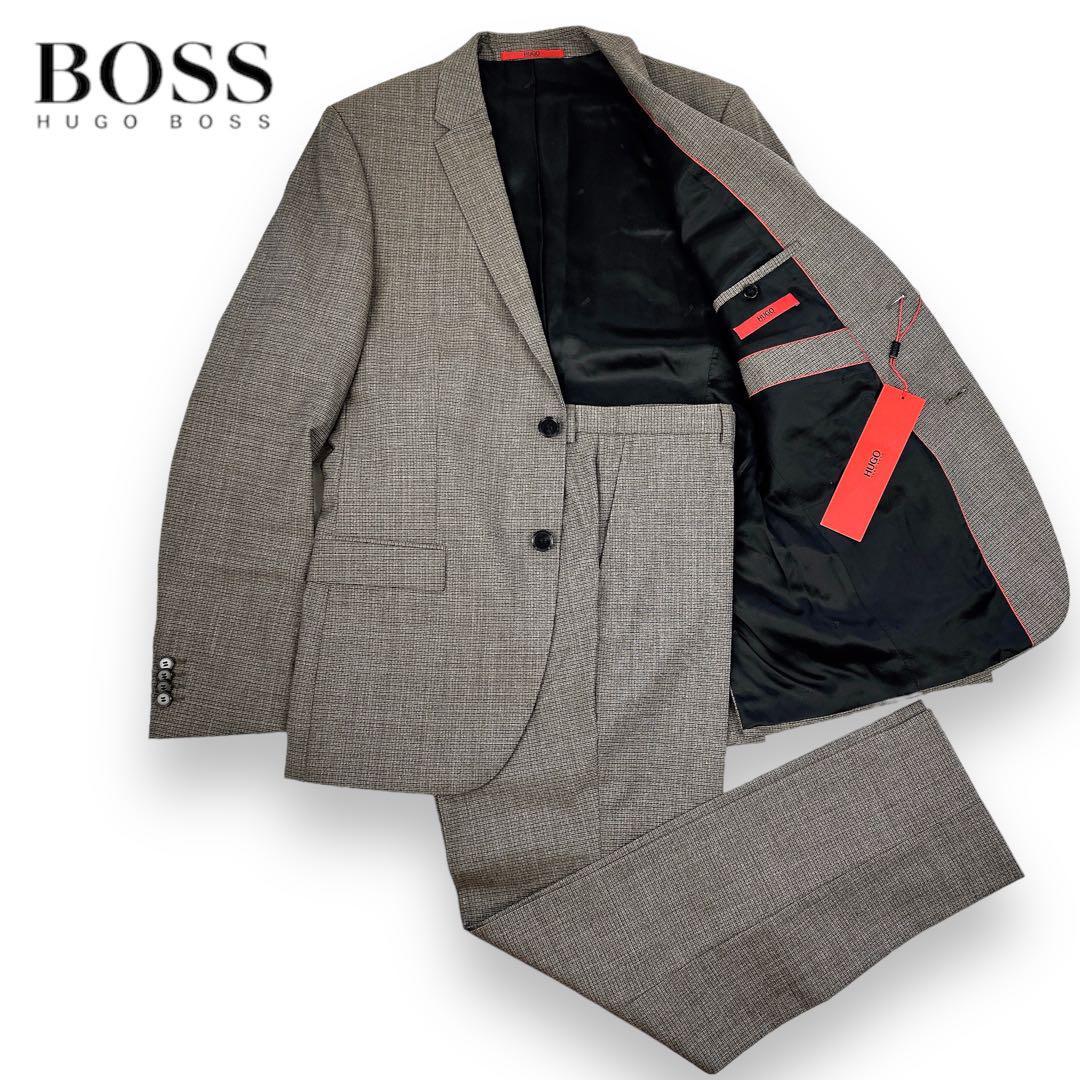 入園入学祝い ヒューゴボス BOSS HUGO スーツ メンズ サイドベンツ 上下セット Mサイズ