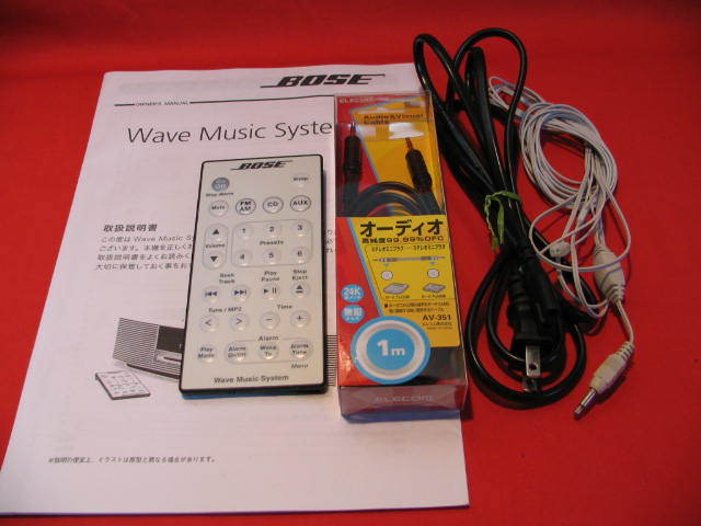 BOSE波音樂系統AWRCCB Bose波音樂系統正常操作項目帶夾具 原文:BOSE wave Music System AWRCCB ボーズウエーブミュージックシステム　正常動作品.備品付き