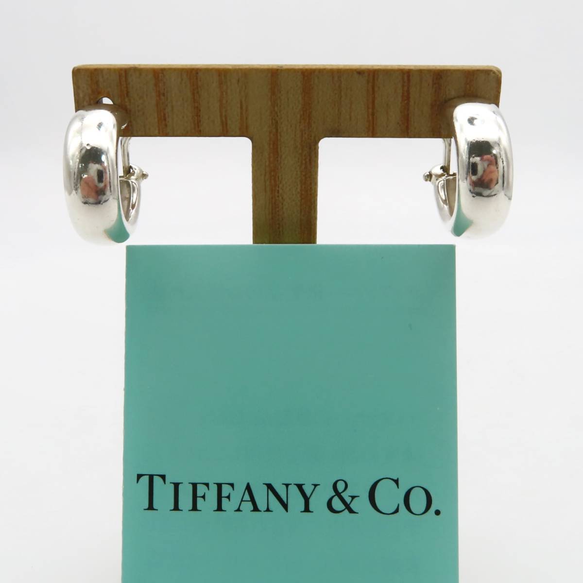 【送料無料】 美品 Tiffany&Co. ヴィンテージ ティファニー フープ シルバー イヤリング SV925 XZ15