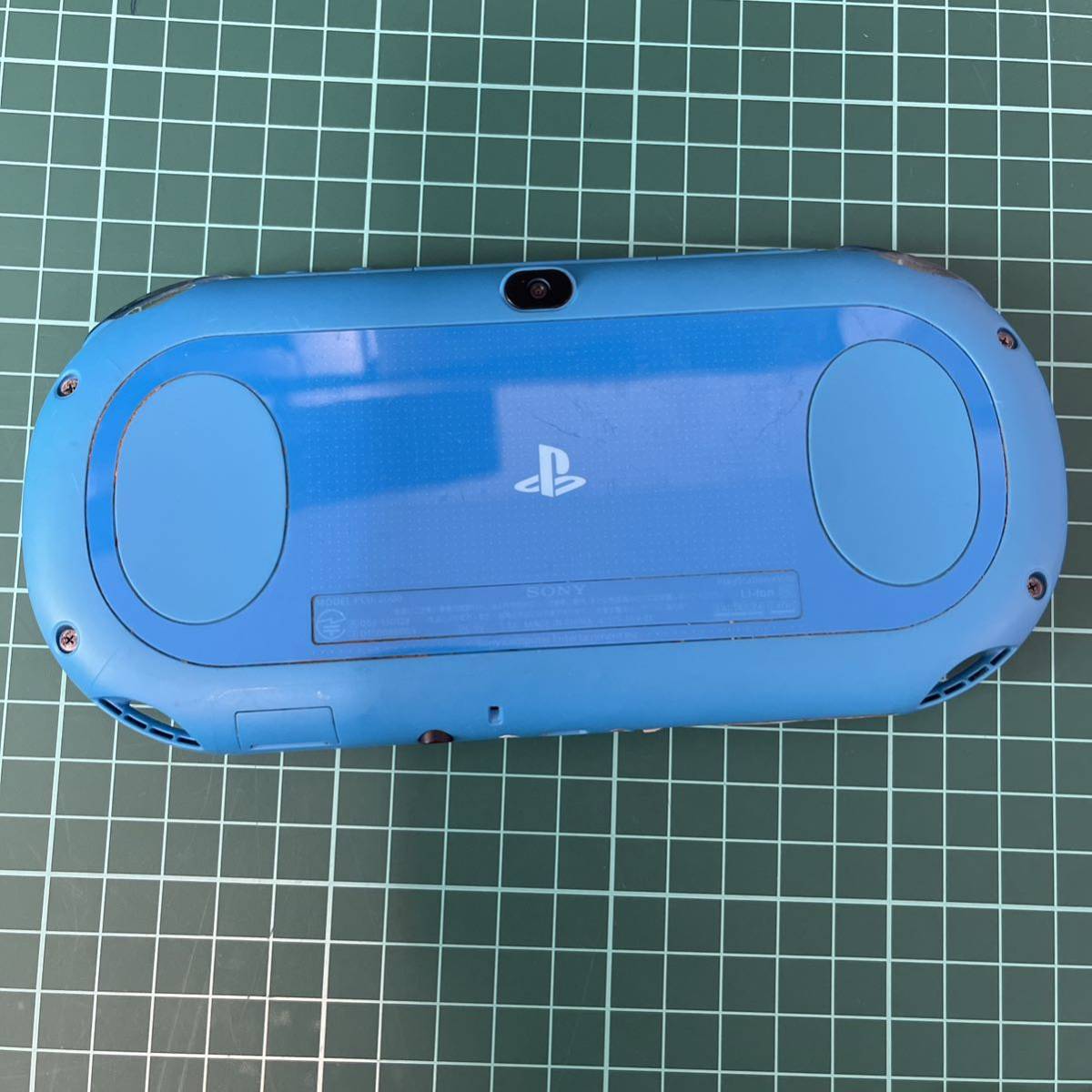 1円スタート PS Vita プレイステーション ヴィータ PCH-2000 本体 青 水色 ブルー_画像3