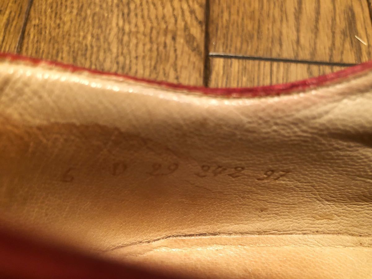 激レア97年製デカタグヴィンテージ☆Paraboot CHAMBORD サイズ6 シャン