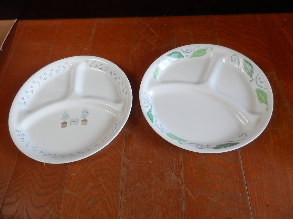 ランチプレート CORELLE コレール century 皿 絵皿 アメリカ製　2枚セット*0823_画像1