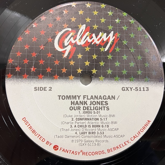 ●即決LP Tommy Flanagan And Hank Jones / Our Delights GXY-5113 j37560 米オリジナル トミー・フラナガン _画像2