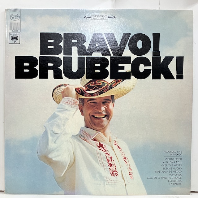 ●即決LP Dave Brubeck / Bravo cs9495 j37581 米オリジナル、白矢2eye Stereo デイヴ・ブルーベック_画像1