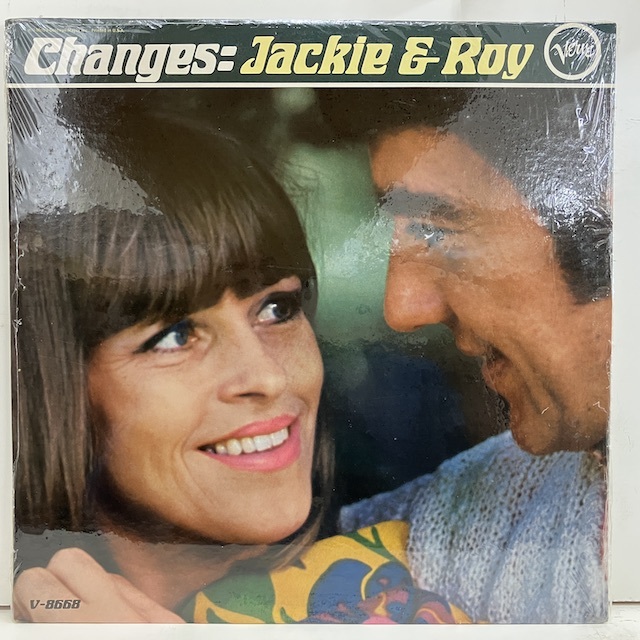 ●即決VOCAL LP Jackie & Roy / Changes v8668 jv4786 米オリジナル、Mgm/T Dg Mono Vangelder刻印 ジャッキー&ロイ_画像1