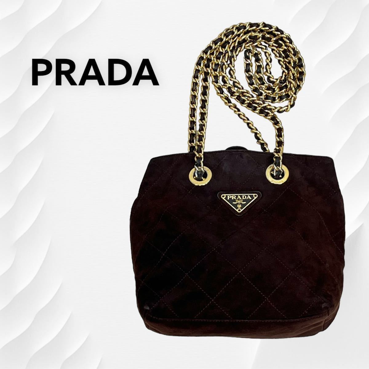 古典 PRADA KANAPA ITALY/プラダカナパキャンバス2wayショルダーバッグ